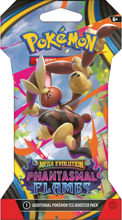 Pokémon TCG: Phantasmal Flames Blister Pack — pack art - Mega Lopunny