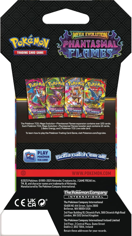 Pokémon TCG: Phantasmal Flames Blister Pack