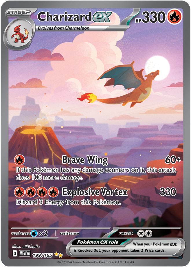 Pokémon TCG: Scarlet & Violet 151 Booster Bundle — chase card - Charizard ex