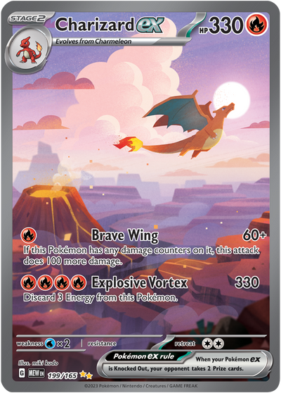 Pokémon TCG: Scarlet & Violet 151 Booster Bundle — chase card - Charizard ex