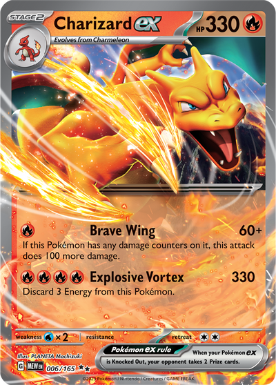 Pokémon TCG: Scarlet & Violet 151 Booster Pack — card - Charizard ex