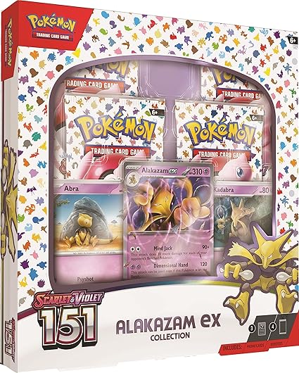 Pokémon TCG Scarlet & Violet - Alakazam EX Collection Box