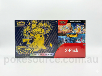 Costco 2-Pack Surging Sparks- Elite Trainer Box & Booster Bundle