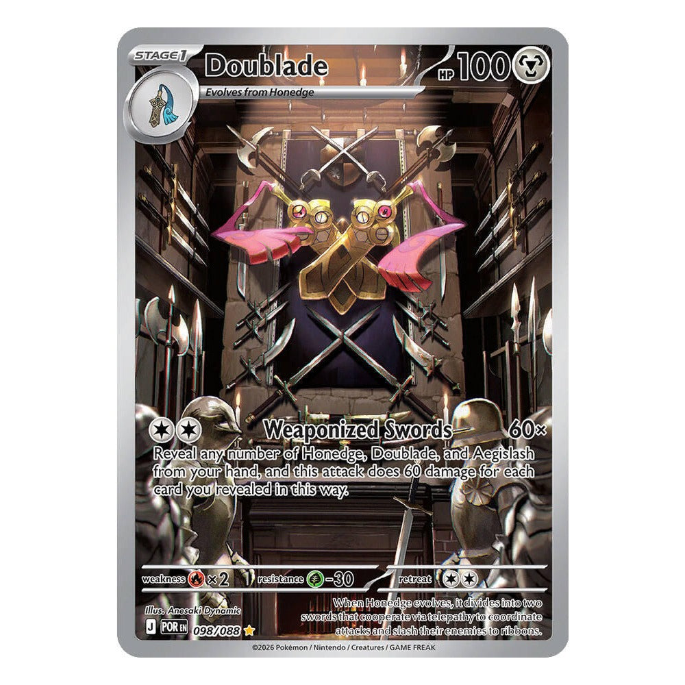 Doublade 098/088 Illustration Rare from Pokémon TCG: Perfect Order