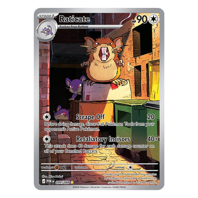 Raticate 099/088 Illustration Rare from Pokémon TCG: Perfect Order