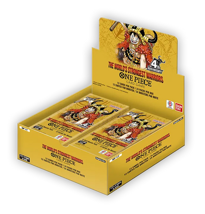 One Piece Card Game OP-17 The World's Strongest Warriors booster box, 24 sealed English packs