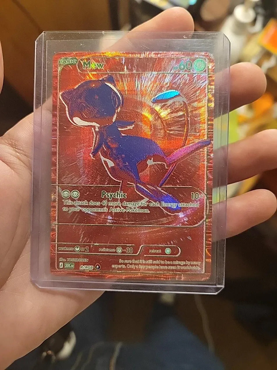 The chase card from the 30th Celebration set in a toploader