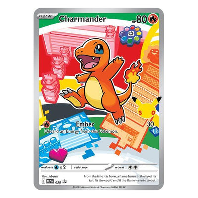 Charmander MEP 038 First Partner Illustration Collection promo card scan