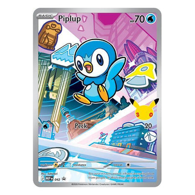 Piplup MEP 042 First Partner Illustration Collection promo card scan
