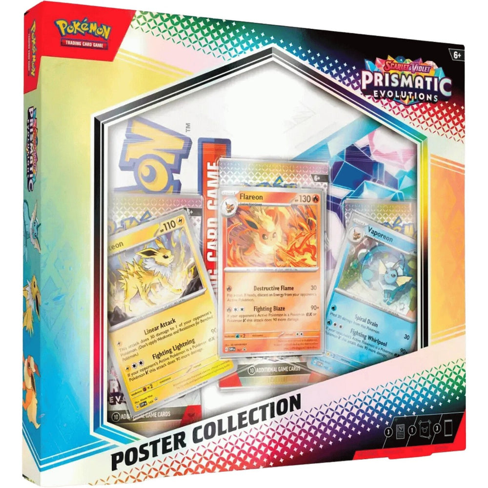 Pokémon TCG Prismatic Evolutions Poster Collection — part of daily deal pair