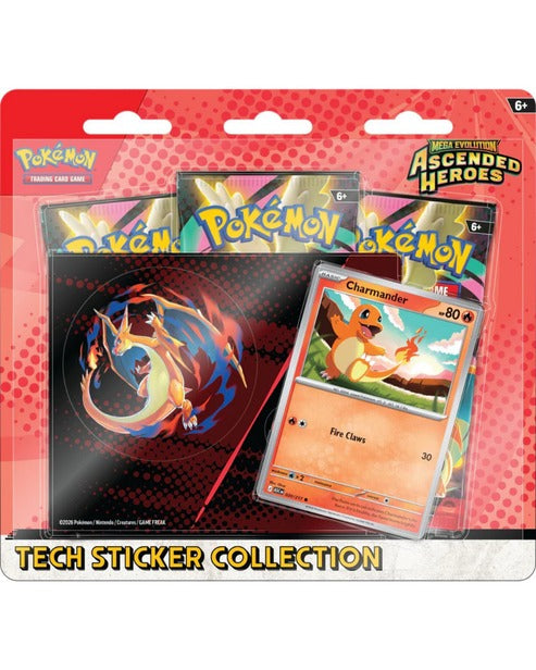 Pokemon TCG Ascended Heroes Tech Sticker Collection - Charmander