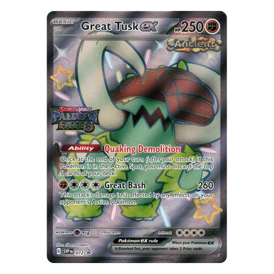 Great Tusk ex 072 Promo from Pokémon TCG: Paldean Fates Stamped Promo