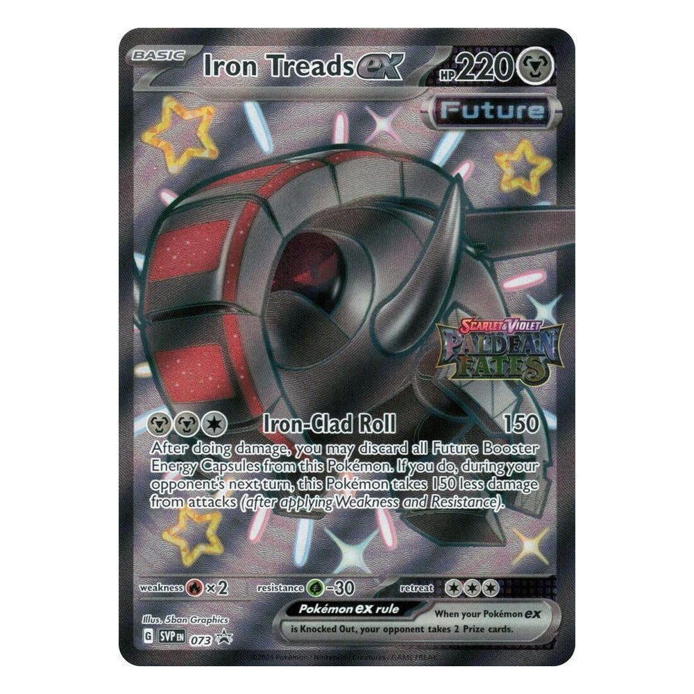 Iron Treads ex 073 Promo from Pokémon TCG: Paldean Fates Stamped Promo