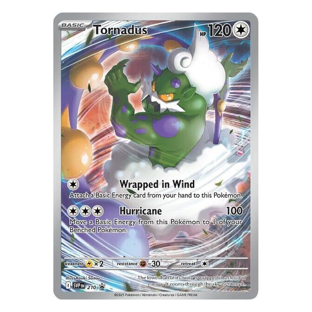 Tornadus 210 Promo from Pokémon TCG: Scarlet & Violet Black Star Promos