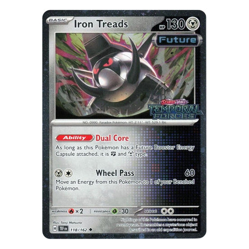 Pokémon TCG: Iron Treads 118/162 Promo (Temporal Forces Stamped Promo) — NM